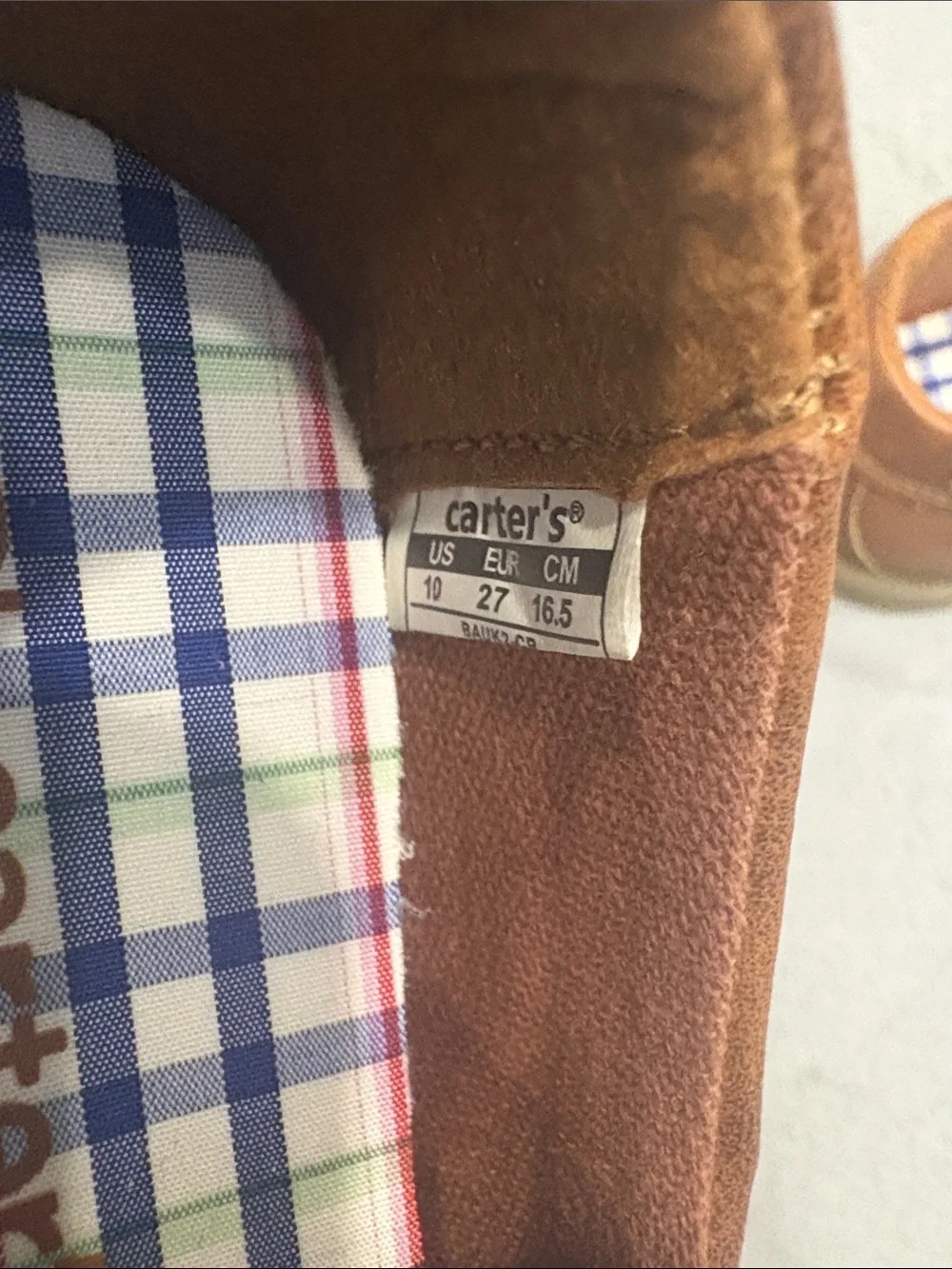 Carters Kids Brown Boat Shoes size 10